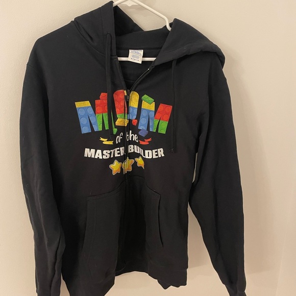Lego Mom Master Builder Zip Up Hoodie - Size M - Picture 2 of 3
